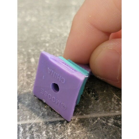 Purple pink Eiffel Tower Shopkins moose charm toy figure - Picture 4 of 4